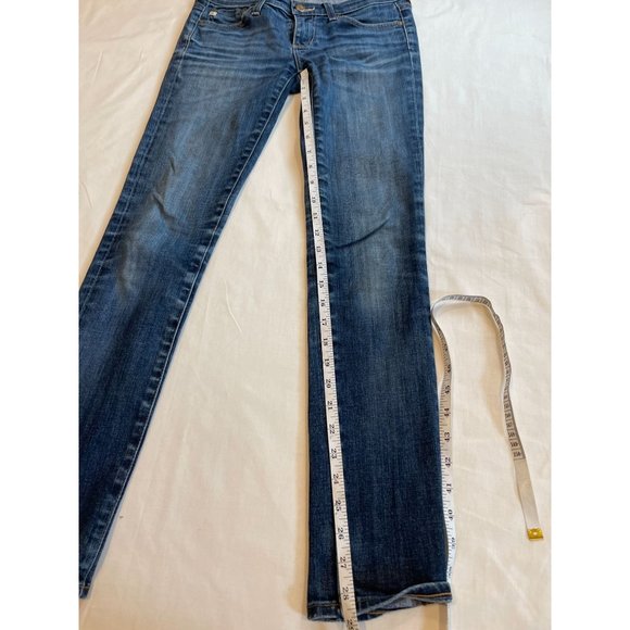 Adriano Goldschmied Womens Jeans Stilt Cigarette Leg BW9681 Cotton Blue Size 25R - Picture 7 of 12